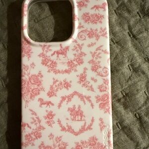 Chic Pink Equestrian Phone Case